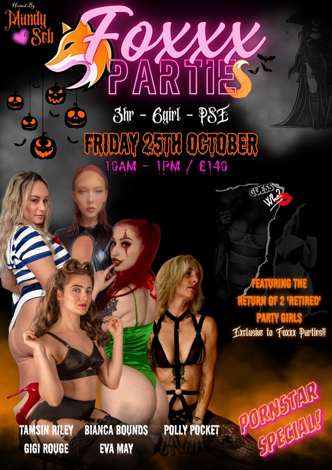 Foxxx Parties October 2024