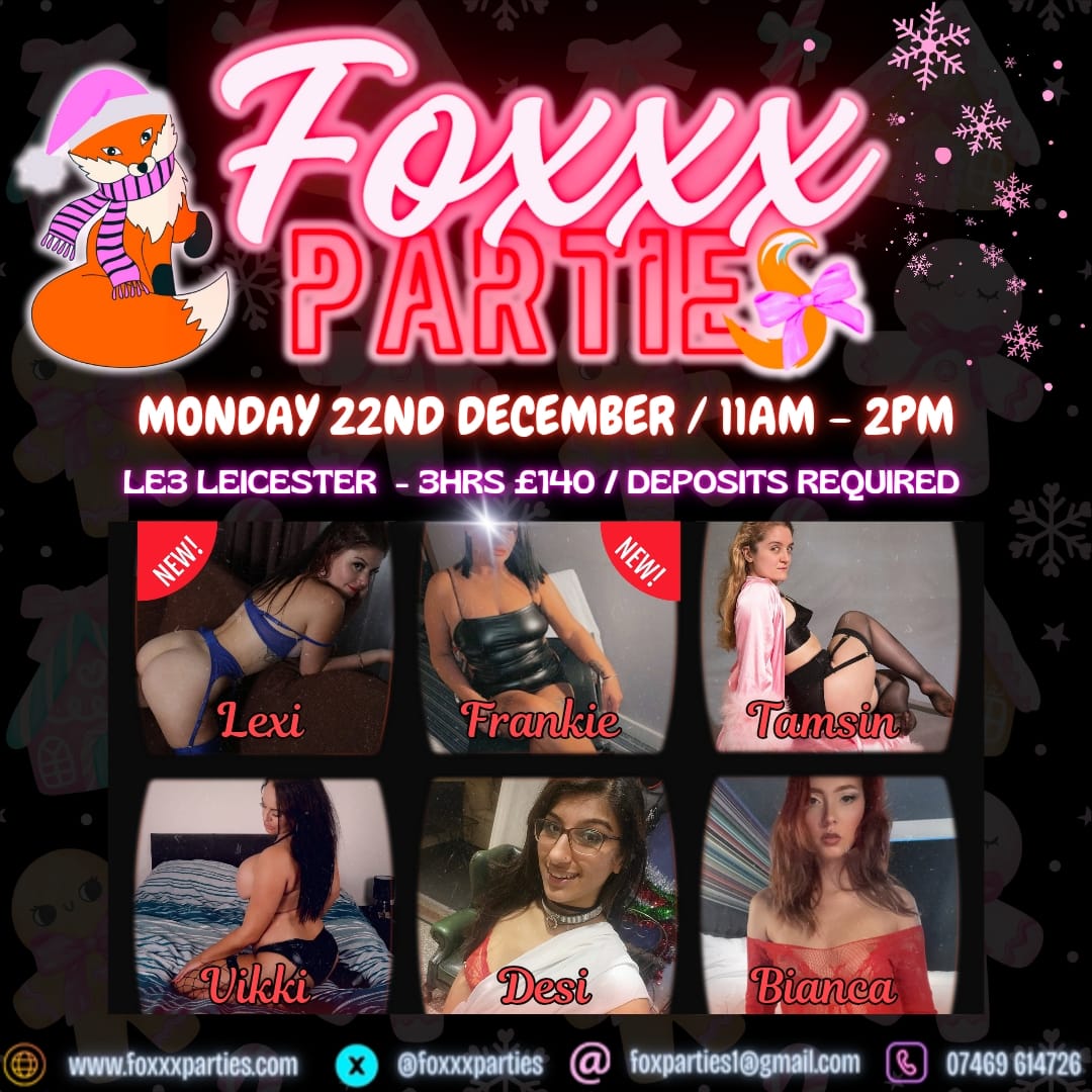 Foxxx Parties Christmas 2025