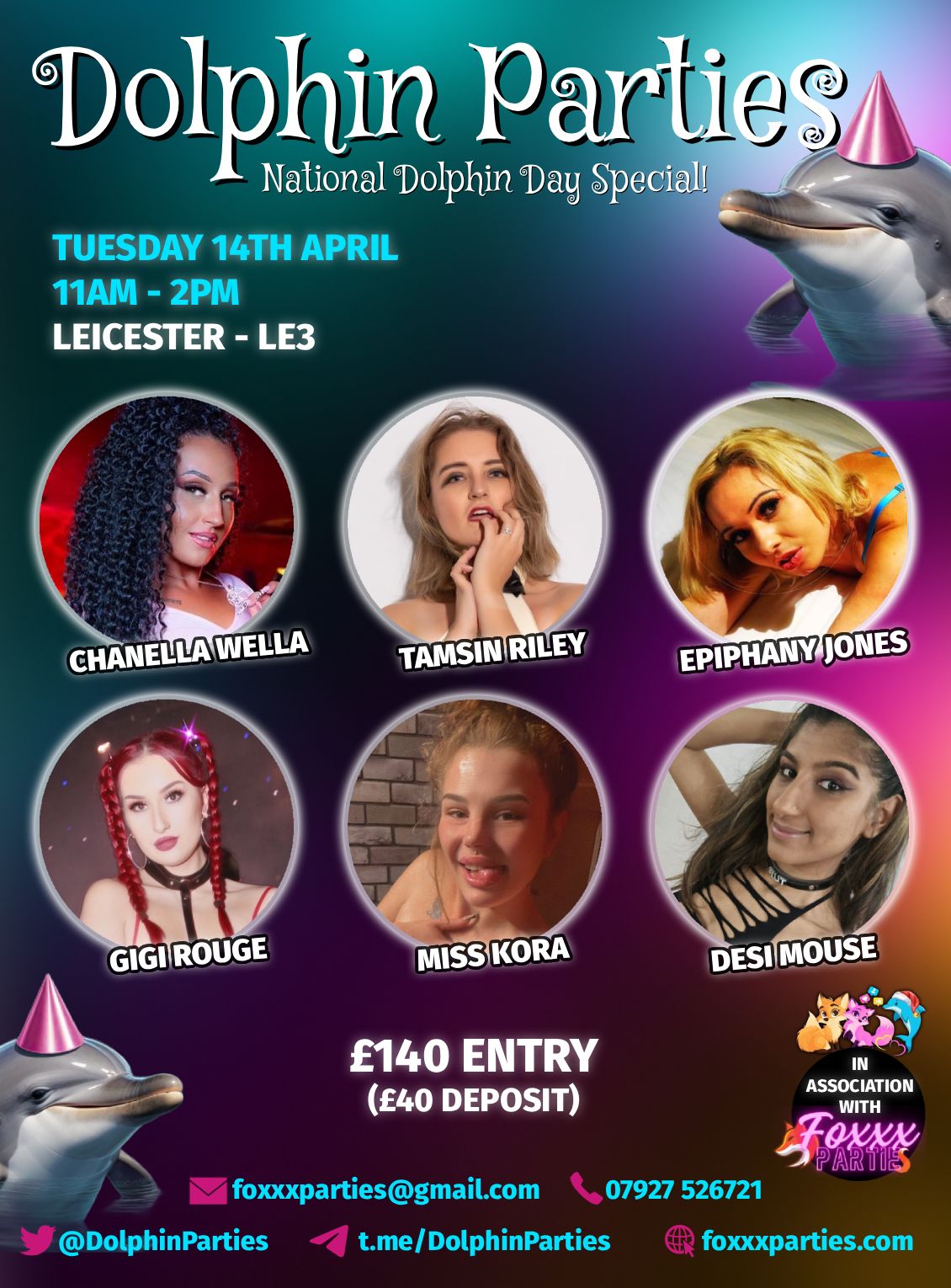 Dolphin Parties April 2026