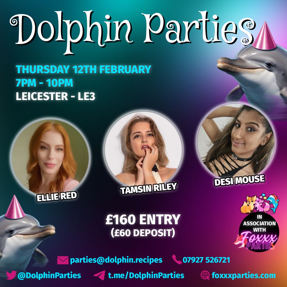 Dolphin Parties February 2026