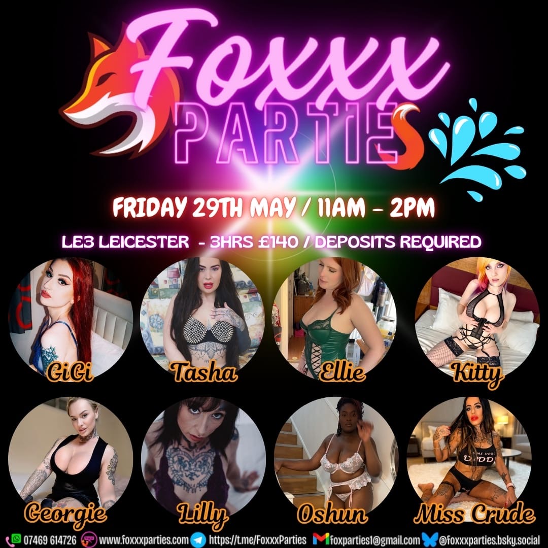 Foxxx Parties May 2026